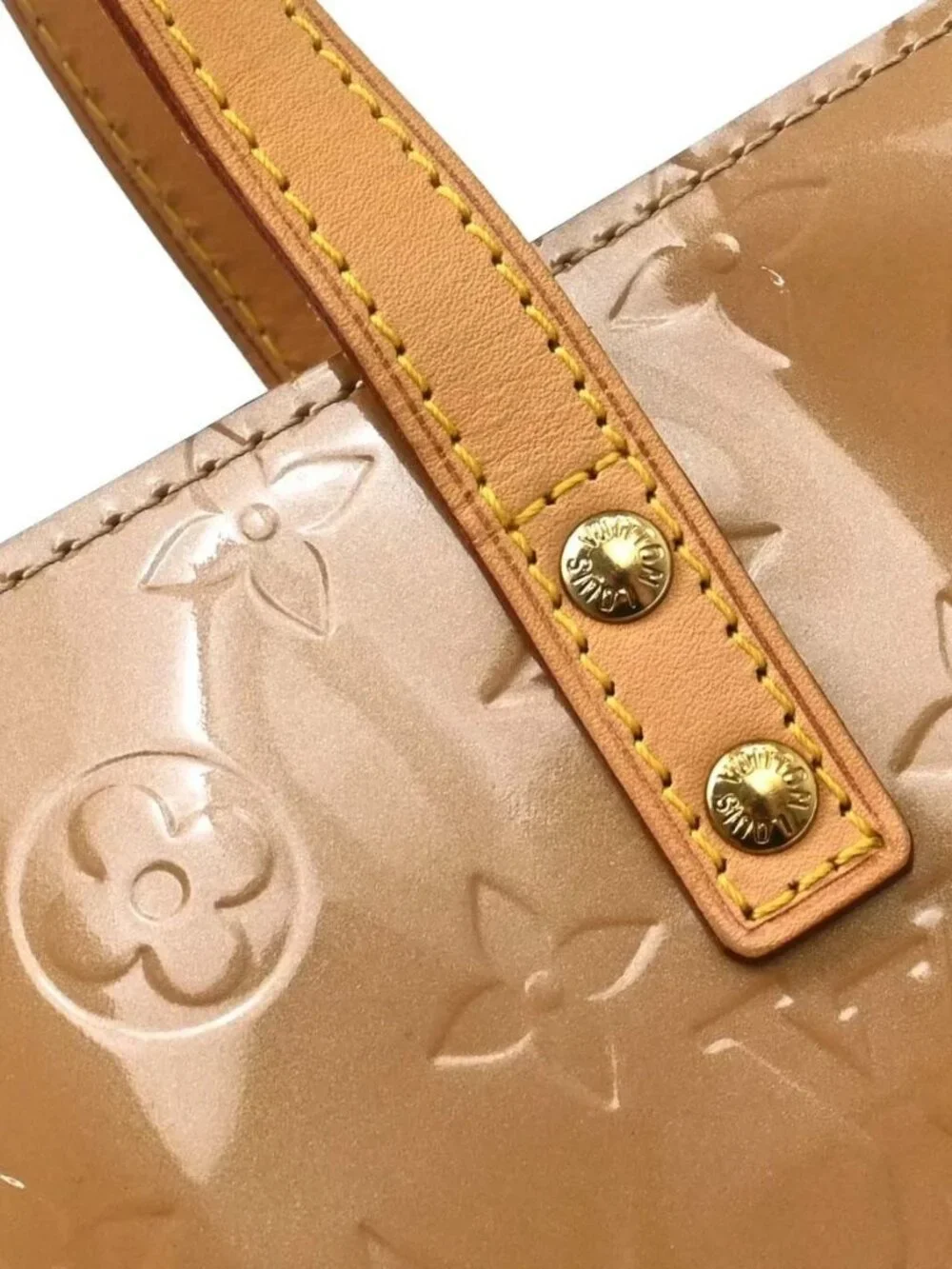 LOUIS VUITTON Monogram Vernis Reade PM Hand Bag M91334